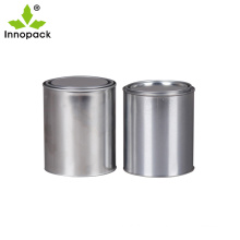 500ml round empty metal tins containers with lids